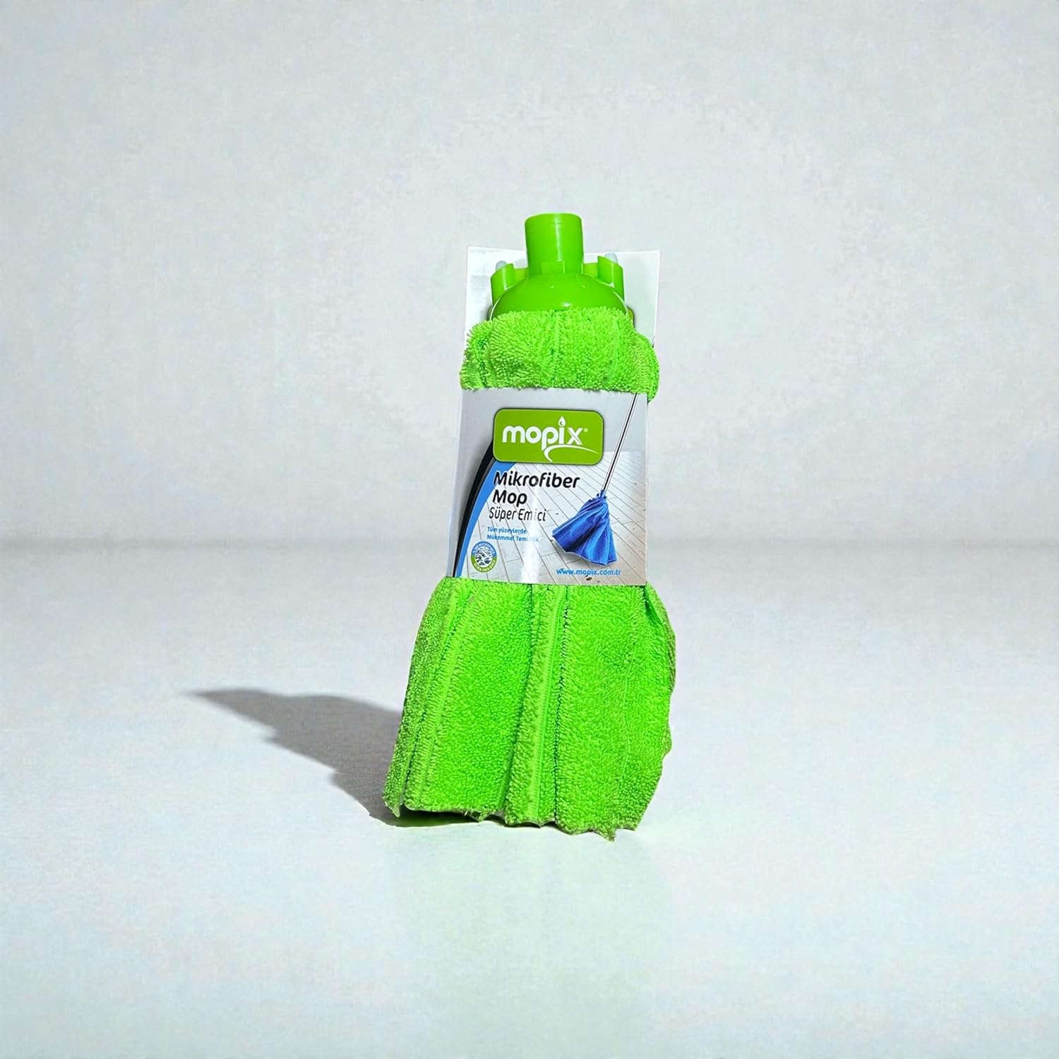 Alternative view of Mikrofiber Havlu Mop, Yüksek Emicilik, Dayanıklı Yapı, Ev ve Ofis Kullanımı, Yeşil