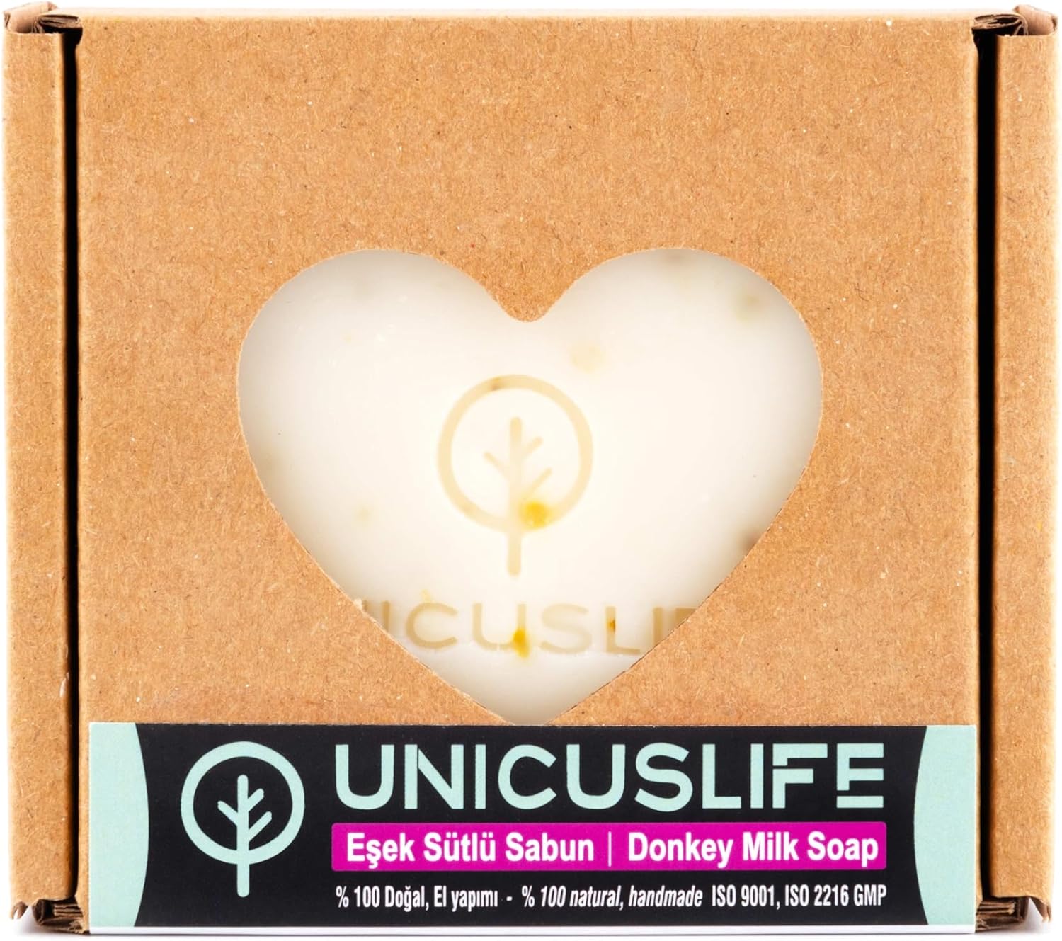 Alternative view of Unicuslife% 100 Saf Doğal Eşek Sütlü Sabun, Katkısız, Soğuk İşlem, El Yapımı (İçeriğinebak) 100 gr