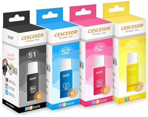 Alternative view of HP GT51XL - GT52 İçin 4 Renk Mürekkep Seti 1x90ml 3x70ml