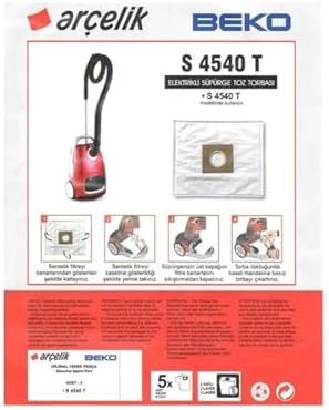 ile Uyumlu S 4540 T Uyumlu 10 Adet Süpürge Toz Torbası Bez