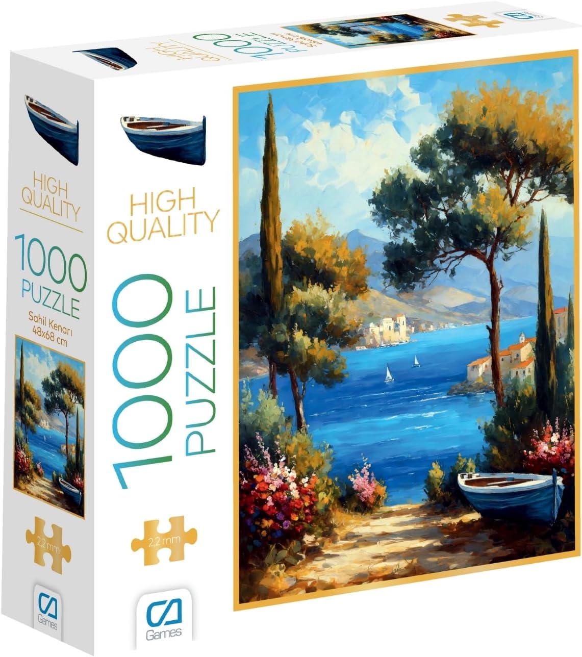 Alternative view of Sahil Kenarı 1000 Parça 2,2mm Kalınlık 48x68cm Profesyonel Hobi Puzzle Yapboz Serisi