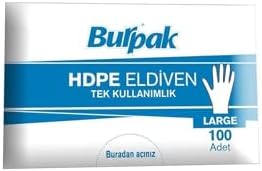 Pet Hışır Şeffaf Eldiven L Beden 100'lü
