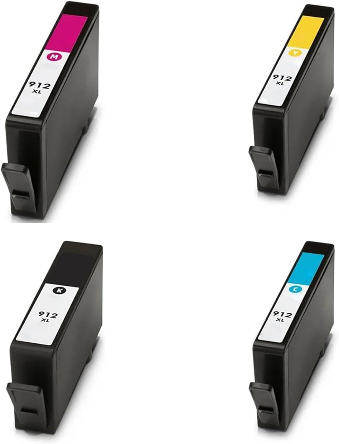 Hp Uyumlu Muadil lar, 4 Renk 1 Set Hp 912Xl Uyumlu - Officejet Pro 8012, 8014, 8015, 8022, 8023, 8024, 8025