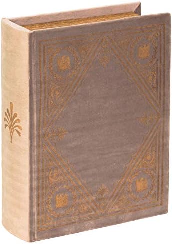 Alternative view of Vintiquewise Dekoratif Kitap Şekilli Biblo Saklama Kutusu, Kırık Beyaz