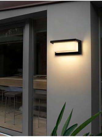 Alternative view of Bahçe Aydınlatması Led Işık 25cm E27 Duylu Zita Ultra Şapkalı Bahçe Duvar Aplik Su Geçirmez