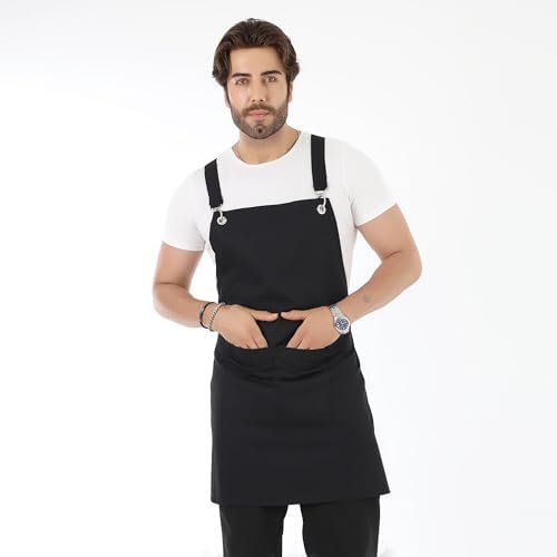 Alternative view of Siyah Cepli Mutfak Önlüğü-aşçı Önlüğü-masterchef Önlüğü-garson Önlüğü-kafe Aşçı Siyah Önlük, Apron