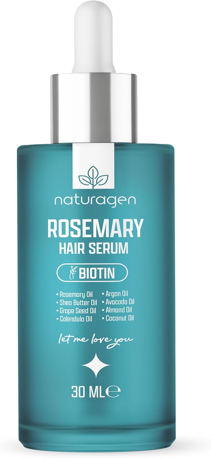Alternative view of Naturagen Hair Serum Biberiye Saç Serumu 30 ml | Yıpranmış Saçlar | Biotin + 7 Farklı Yağ Kompleksi