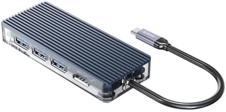 6 Portlu USB 3.0 HDMI 4K@30Hz TF/SD Kart Okuyucu Çoklayıcı HUB Gri