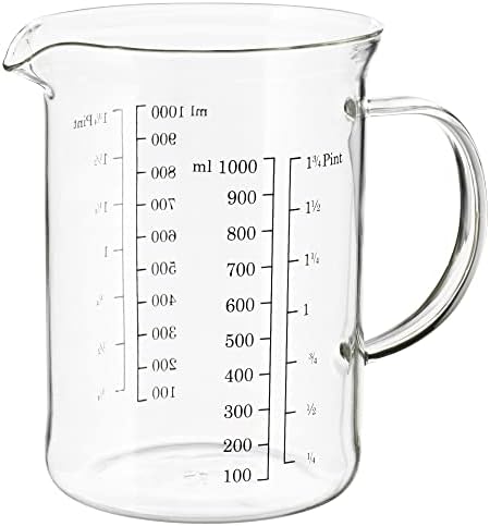 VARDAGEN Ölçüm sürahisi, 1,0 l, Cam