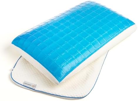 Alternative view of Breeze Gel Çift Taraflı Ortopedik Visco Yastık – Serinletici Jel, Boyun Desteği, Yıkanabilir Kılıf