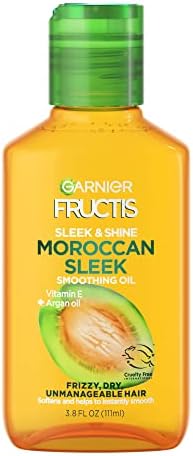 Fructis Şık ve Parlatıcı Fas Şık Yağ İşleme, Kıvırcık, Kuru Saç, 3.75 Fl; Oz