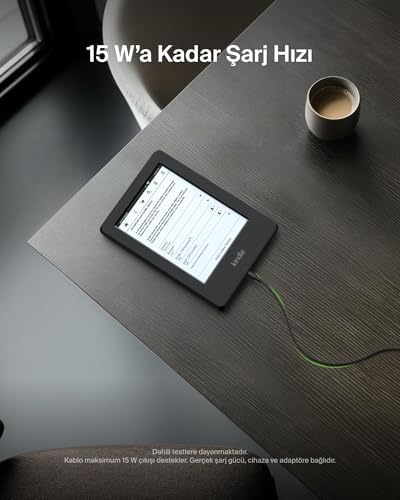 Alternative view of Eco USB-C - Micro USB Kablosu, 1 m, Yumuşak, Örgülü, Esnek Hızlı Şarj Kablosu, USB-IF Sertifikalı Type-C - Micro USB Şarj Kablosu, Kameralar, Hoparlörler ve Daha Fazlası İçin, Siyah