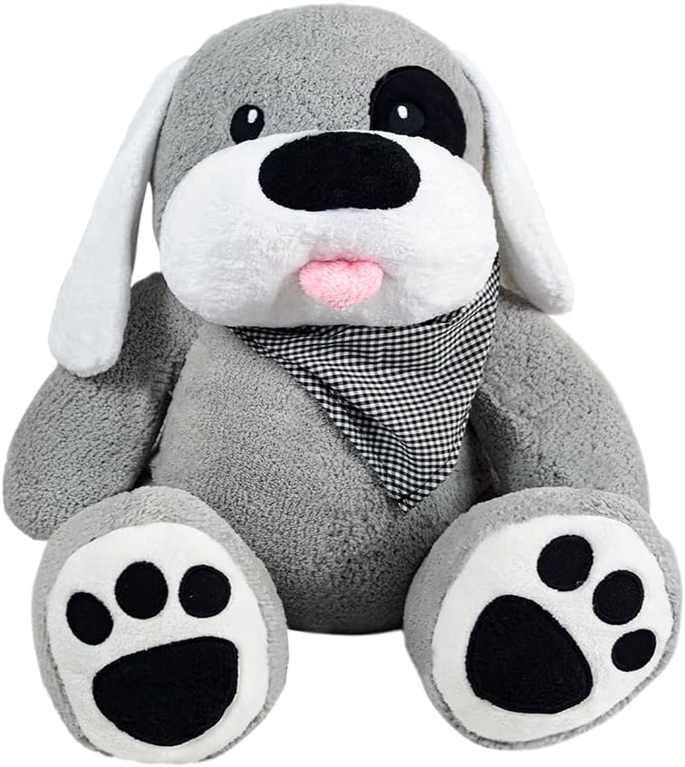 Pelüş Köpek,,Köpek,Pelüş Köpek, Serisi,Pelüş Hayvan,Doldurulabilir Hayvan,Pelüş Ayıcık (Gri)
