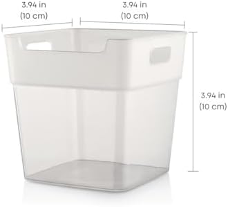 Alternative view of Buzdolabı Kapak İçi Raf Organizeri, Banyo Kozmetik Düzenleyici Kap Çok Amaçlı Mini Kutu Seti (5, Şeffaf)