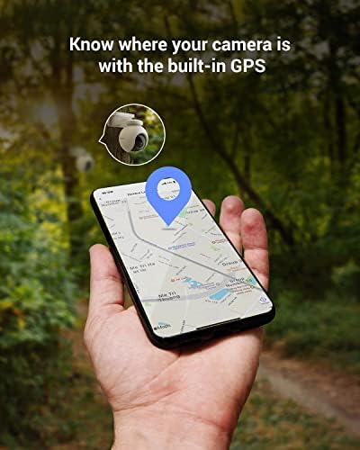 Alternative view of EB8 4G LTE 2K Kablosuz Dış Mekan Kamerası 10400mAh Pil ile Otomatik İzleme, Kişi Algılama, Renkli Gece Görüşü, İki Yönlü Ses, Dahili GPS, Wi-Fi Desteklemez