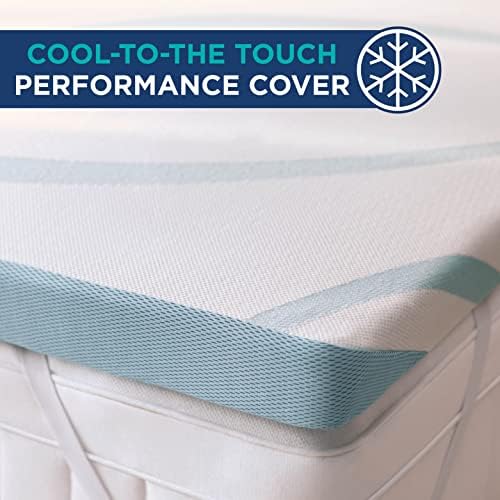 Tempur-Pedic TEMPUR-Adapt + Soğutma 7,8 cm İkiz Yatak Üstü Orta Lüks Premium Köpük, Yıkanabilir Kılıf, Orta Soğutma Tepesi, beyaz