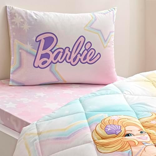 TAÇ Mermaid Standart Pamuk Nevresim Takımı, Pembe, Tek Kişilik
