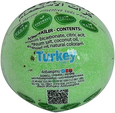Alternative view of Okaliptuslu El Yapımı Banyo Bombası Banyo Topu Yeşil 90-120 Gr