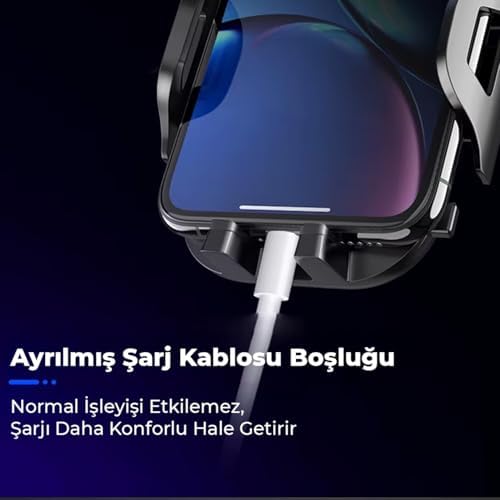 Alternative view of Vantuzlu Uzayan Cam ve Torpido için Ayarlanabilir Araç içi Telefon Tutucu