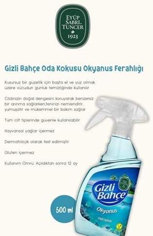 Okyanus Köpük Sabun 500ml, Kolonyası 1lt, Oda kokusu 500ml ve Rosie Pamuk