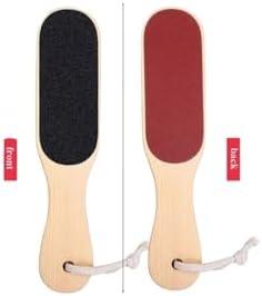 Ahşap Topuk Törpü - Çift Taraflı - Suya Dayanıklı - Ayak Törpüsü 24cm Büyük Boy