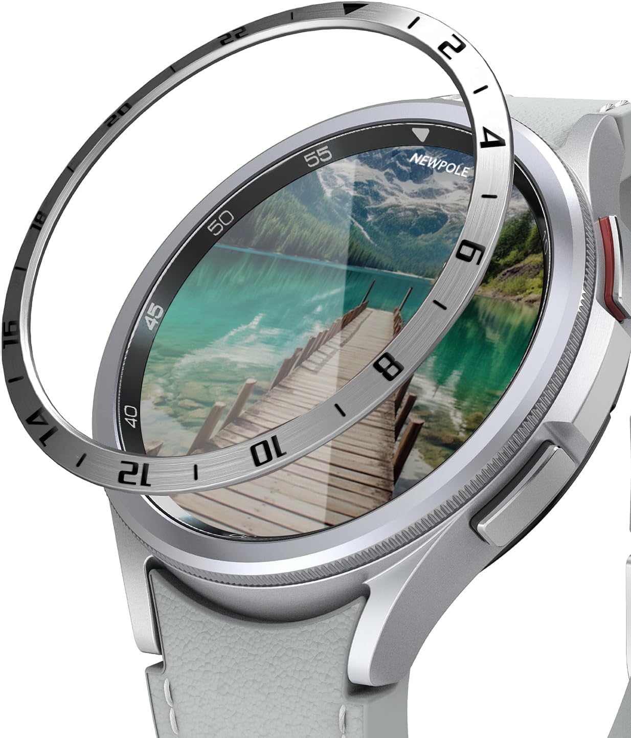 Alternative view of Galaxy 6 47mm için Çerçeve Darbeye DayanıklıÇizilme Karşıtı Çerçeve Galaxy 6 47mm Uyumlu Çerçeve (Gümüş)