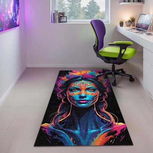 Alternative view of Colors Kadife Oyuncu Odası Halısı Kaymaz Pamuk Tabanlı Yıkanabilir Antibakteriyel Gamer, Gaming Halısı 160x230