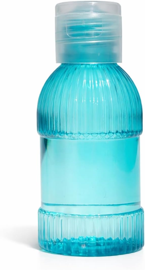 Alternative view of Okyanus Mavisi Rengi Boş Plastik Şişe 50 Adet 50 ML Kolonya Söz Nişan Düğün Nikah Paw18ŞeffafKpk