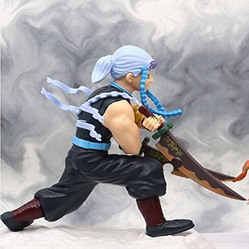 Slayer Kimetsu No Yaiba Tengen Aksiyon Figürü, Kılıç Savaşı Versiyonu, 17 cm