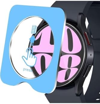- ile uyumlu Galaxy 6 47mm Kolay Uygulama Aparatlı Cam Ekran Koruyucu 01