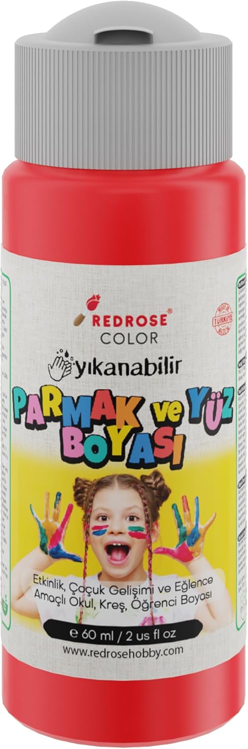 Kırmızı Parmak Boyası 60 ml