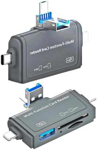 Alternative view of 7İN1 Micro Usb, Type C, İphone 15, 14, 13, 12, 11 Pro,Pro Max Uyumlu, Multi, Kart Okuyucu, Otg, SD TF Usb Dönüştürücü