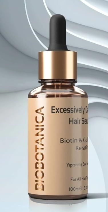 Yıpranmış Saç Serumu Biotin Collagen Keratin Yoğun Bakım Hızlı Saç Uzatan Özel Formül