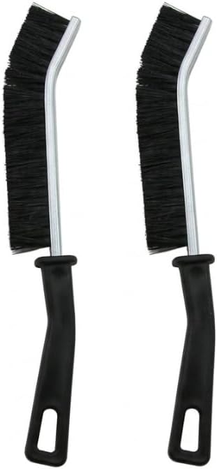 Çok Amaçlı Temizlik Fırçası, Siyah, Metal Kıl, Plastik Saplı, 2 Adet