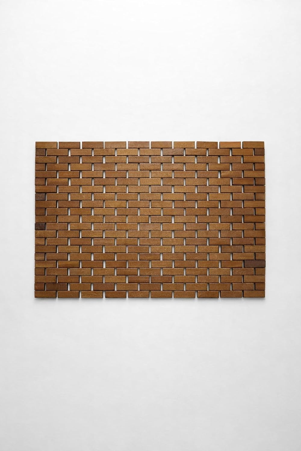 Bambu Desenli Amerikan Servis 42x28 cm Doğal Ahşap Görünümlü Kaymaz Dayanıklı Sofra Altlığı Yemek Masası Koruyucu Şık ve Modern Tasarım
