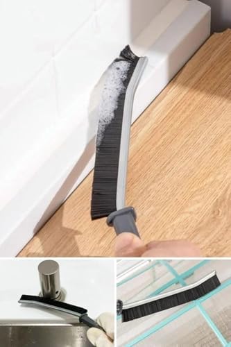 Alternative view of 2li Çok Amaçlı Multi Ince Temizlik Fırçası Derz Arası Banyo Mutfak Lavabo Detay Temizleme Fırçası
