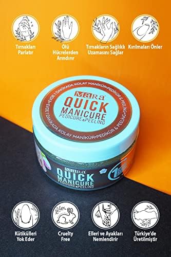 La Shield Mara Kozmetik Kolay Manikür Pedikür Peeling 300 gr 1 Paket (1 x 300 g)
