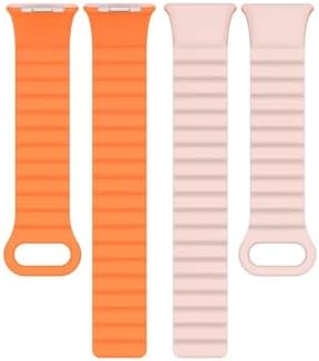 - 4 / Mi Band Pro 8 ile Uyumlu Magnetik Silikon Kordon & Kasa Koruma 2 in 1 Premium Kayış