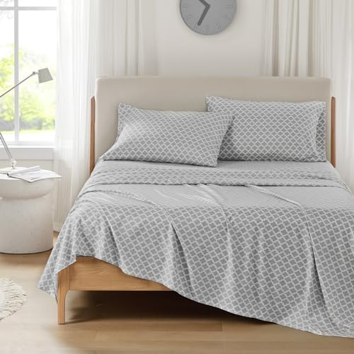 Spaces Soğutma Levhaları, Nem Emici Coolmax Çarşaflar, Yumuşak, Renksiz Çarşaf Seti, Uyuyanlar İçin Soğutma Çarşafları, Elastik Derin Cep, 40,64 cm'ye Kadar Yatak, Kömür 4