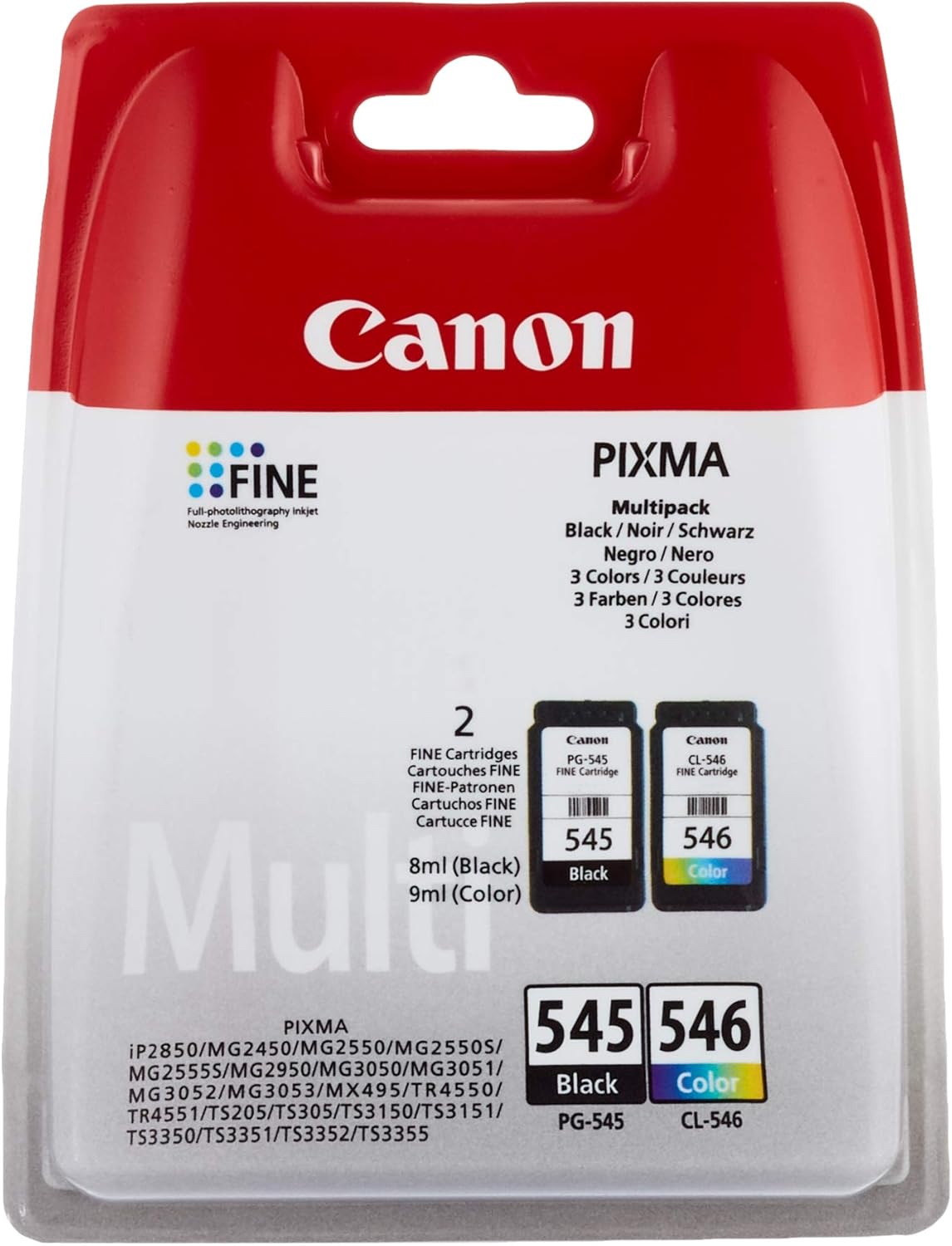 8287B005 PG-545/CL-546 Multi Paket Kartuş