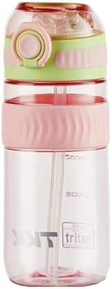 TKK 550 ML Pipetli Bpa İçermeyen Taşıma Kulplu Tritan Su Matarası FFTKK1016-550MLPipetli