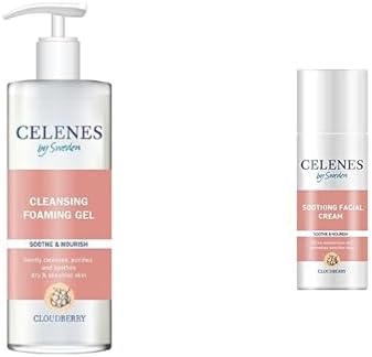 Cloudberry Temızleme Jeli 250ml Kuru/Hassas CiltlerxCelenes Cloudberry Yatıştırıcı Yuz Kremı 50ml Kuru/Hassas Ciltler