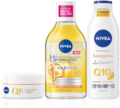 Alternative view of C Vitamini Bakım Seti, Q10 Sıkılaştırıcı Losyon 250ml, Gündüz Kremi 50ml,Makyaj Temizleme Suyu 400ml