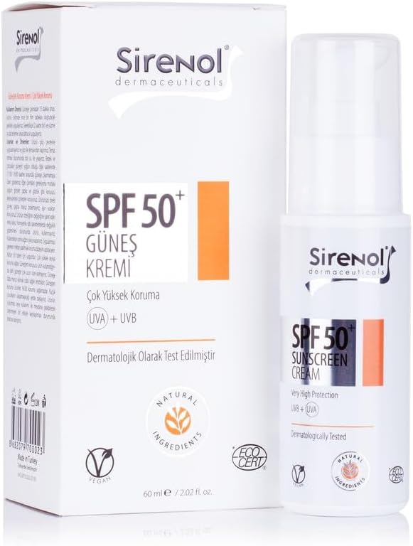 Alternative view of Sirenol Natural Cadı Fındığı SPF50 Güneş Kremi (Mineral Filtre) 60 ml
