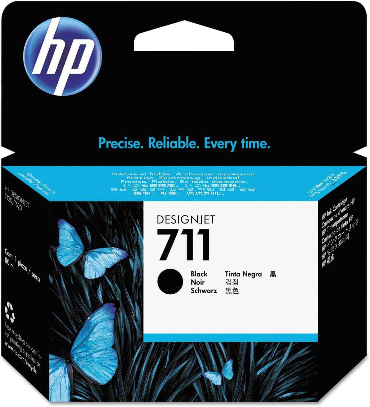 HP CZ133A 711 Siyah 80ML Plotter Kartuşu