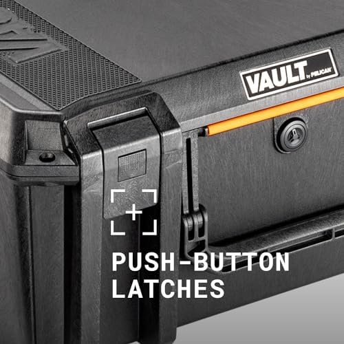 Vault by - V550 Kamera, Dron, Ekipman, Elektronik ve Ekipman için Dolgulu Bölücülerle Çok Amaçlı Sert Kılıf (Siyah)