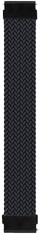 GTR 2 47mm Kordon, (Medium Size, 155mm) Braided Solo Loop Band (GTR 2 ile Uyumlu Kordon, Akıllı Saat Kayışı)