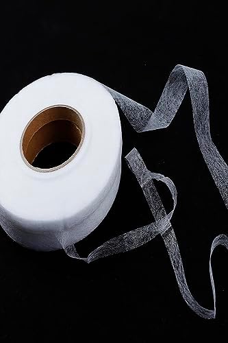 Çift Taraflı Yapışkan Tela- Amerikan Tela - Etek Paça Telası 1,5cm 50m 1 Adet (Kağıtsız) Tek Ebat