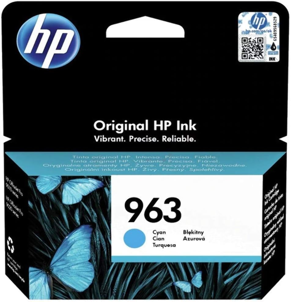 Alternative view of HP 963 Cyan Original Ink Cartridge