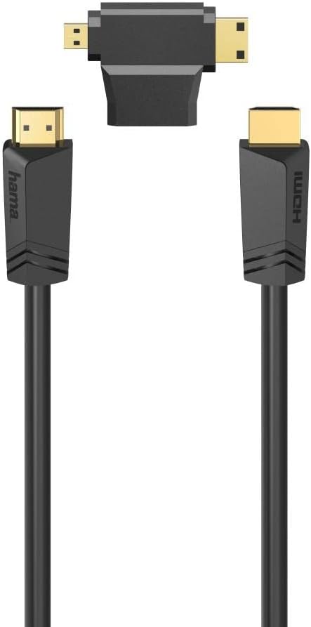 HS HDMI Ethernet, 4K, 1.5m+ A-MiniC+A-MicroD Adptr
